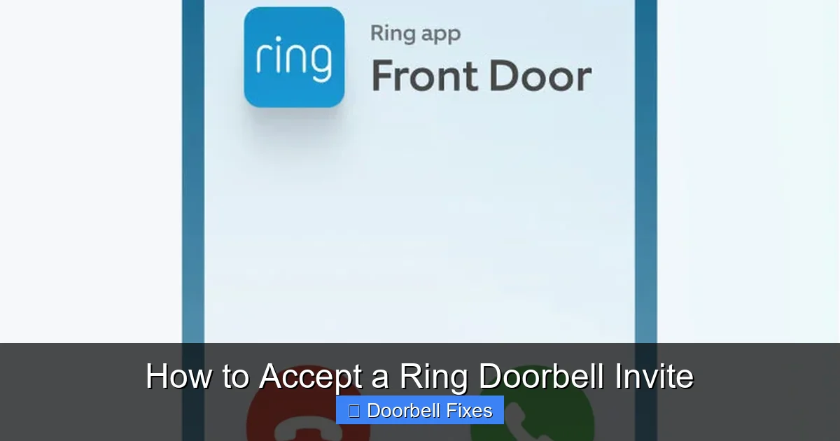 How to Accept a Ring Doorbell Invite