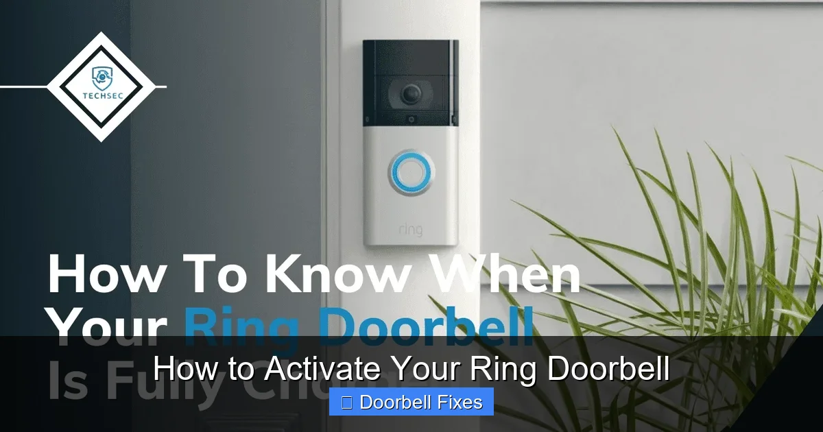 How to Activate Your Ring Doorbell
