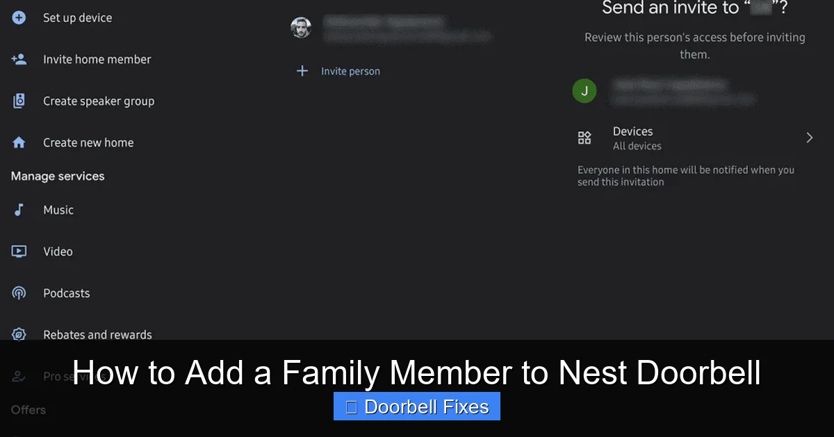 How to Add a Family Member to Nest Doorbell