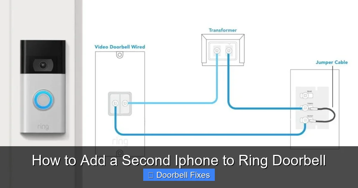 How to Add a Second Iphone to Ring Doorbell