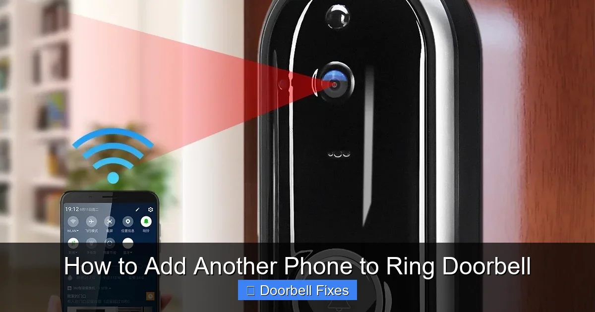 How to Add Another Phone to Ring Doorbell