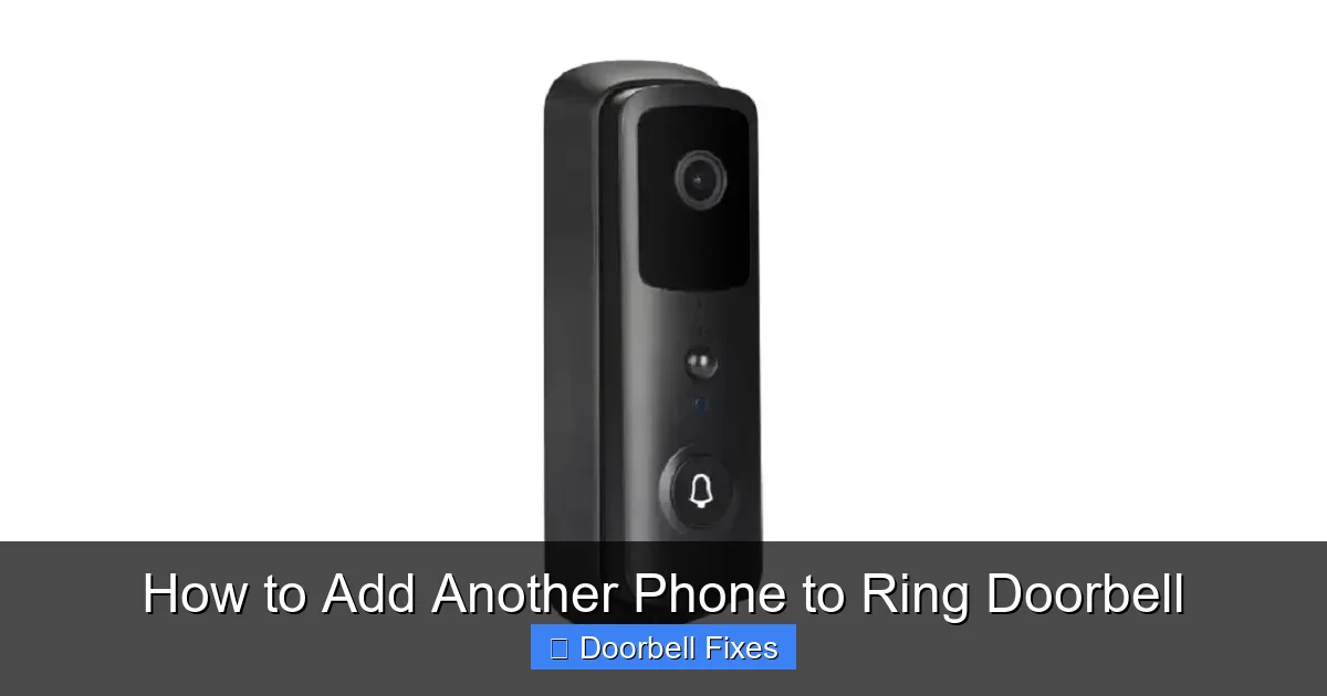 How to Add Another Phone to Ring Doorbell