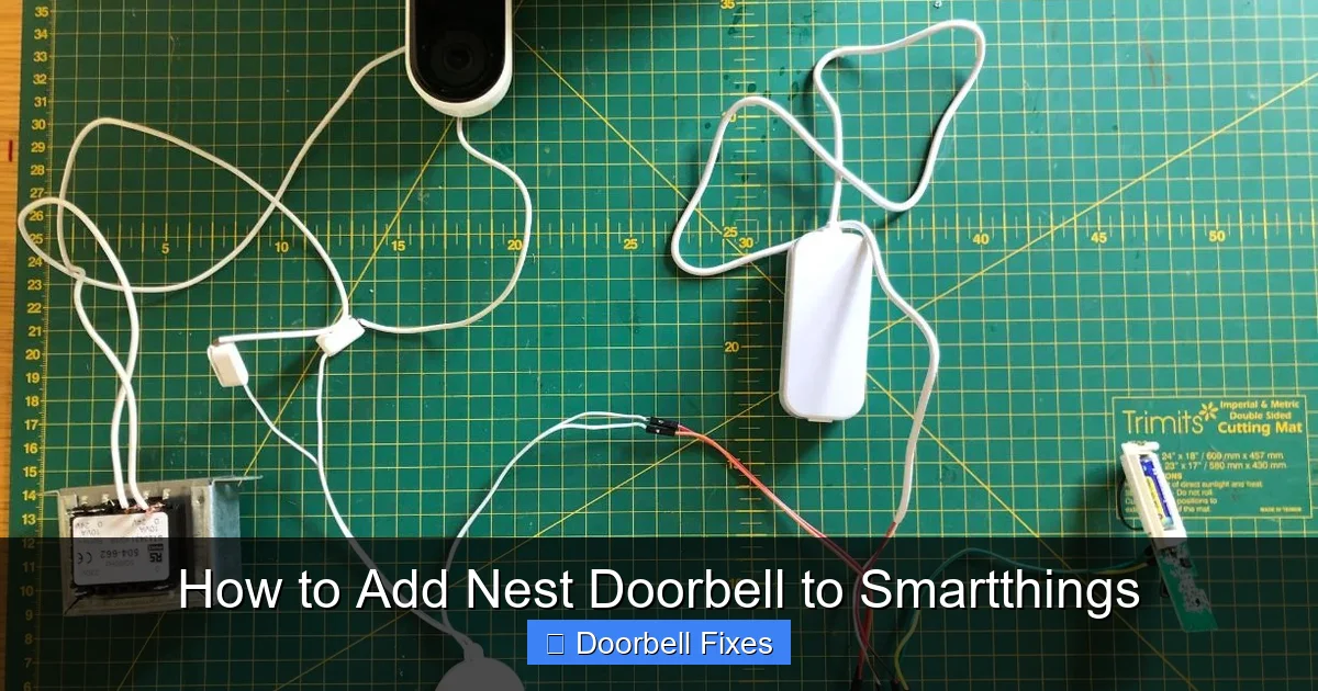 How to Add Nest Doorbell to Smartthings