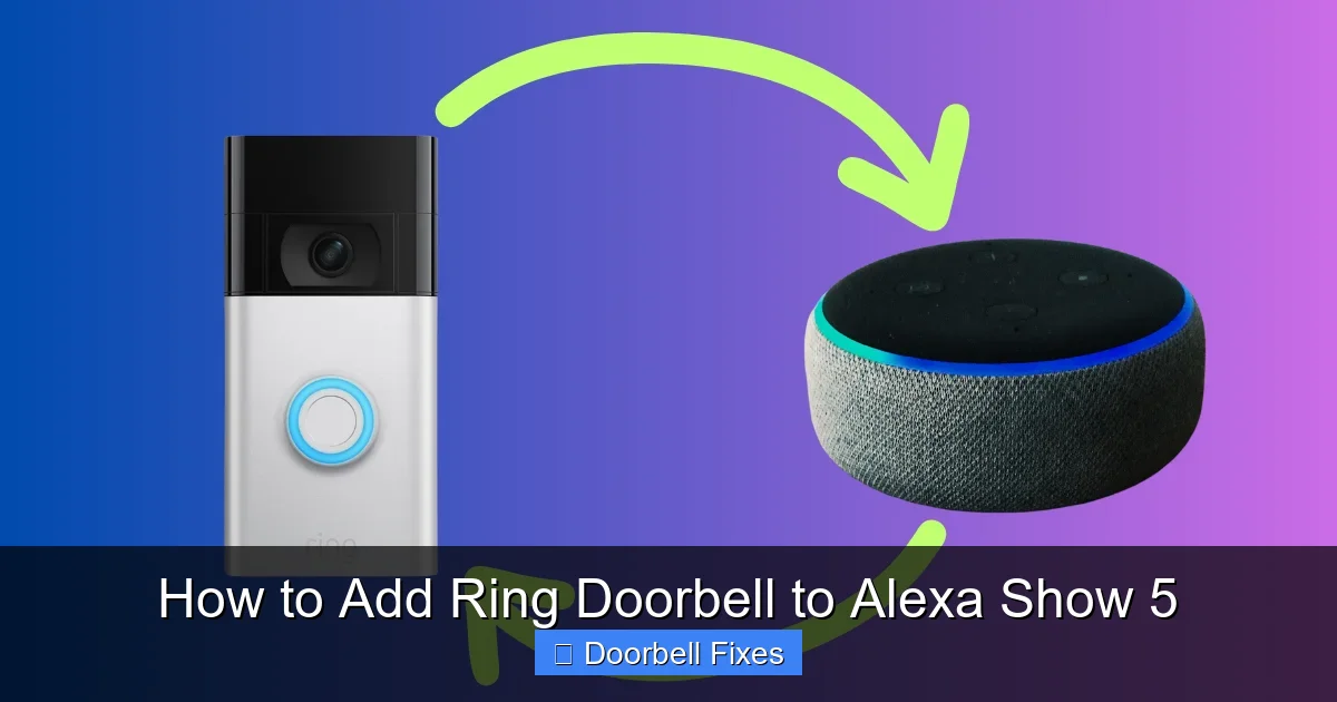 How to Add Ring Doorbell to Alexa Show 5