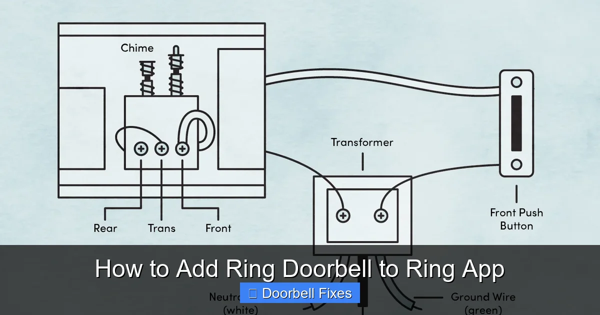How to Add Ring Doorbell to Ring App