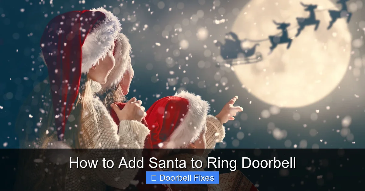 How to Add Santa to Ring Doorbell