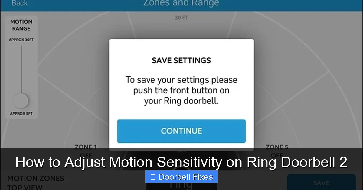 How to Adjust Motion Sensitivity on Ring Doorbell 2