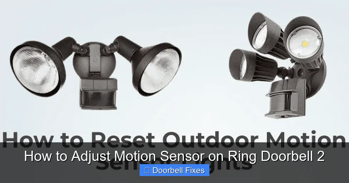 How to Adjust Motion Sensor on Ring Doorbell 2