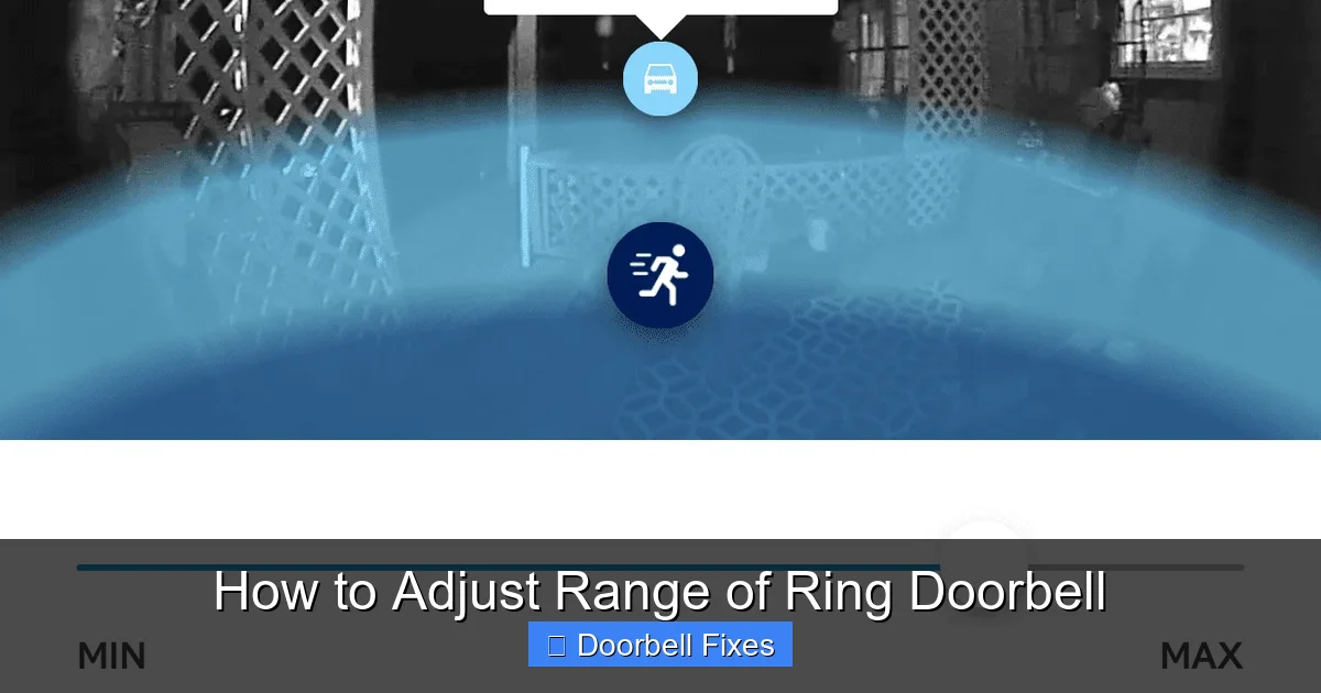 How to Adjust Range of Ring Doorbell