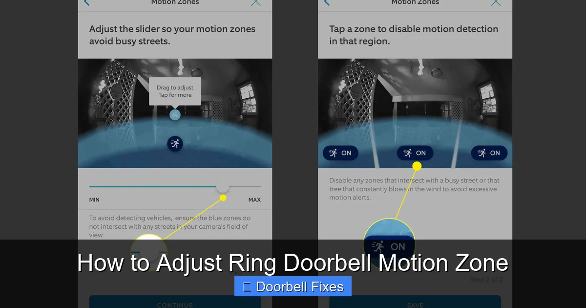 How to Adjust Ring Doorbell Motion Zone
