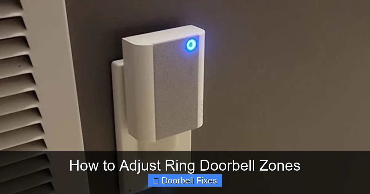 How to Adjust Ring Doorbell Zones
