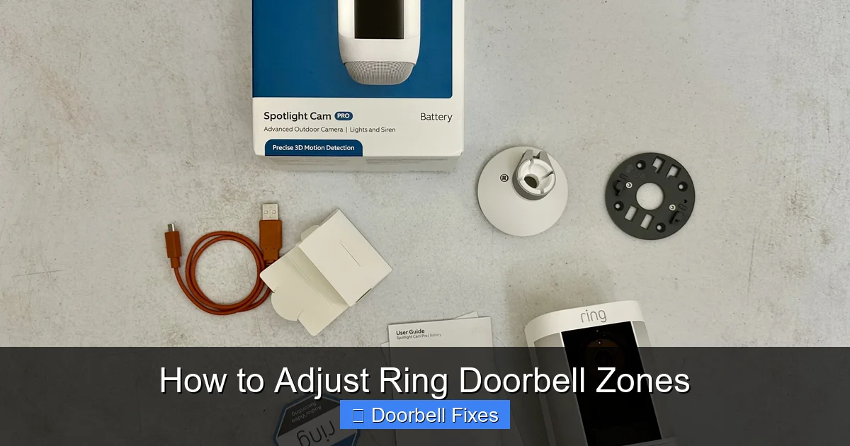 How to Adjust Ring Doorbell Zones