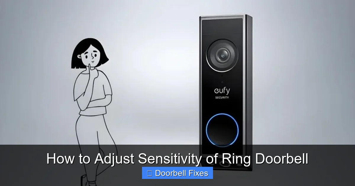 How to Adjust Sensitivity of Ring Doorbell