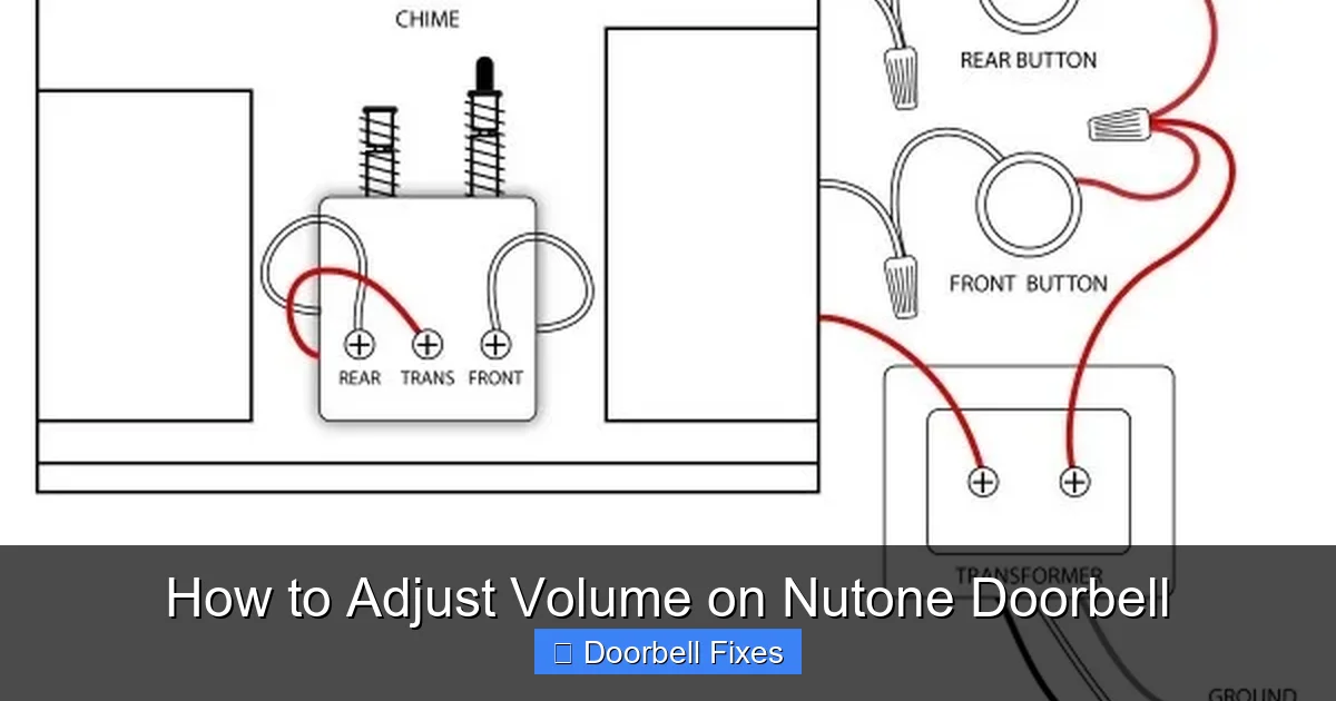 How to Adjust Volume on Nutone Doorbell