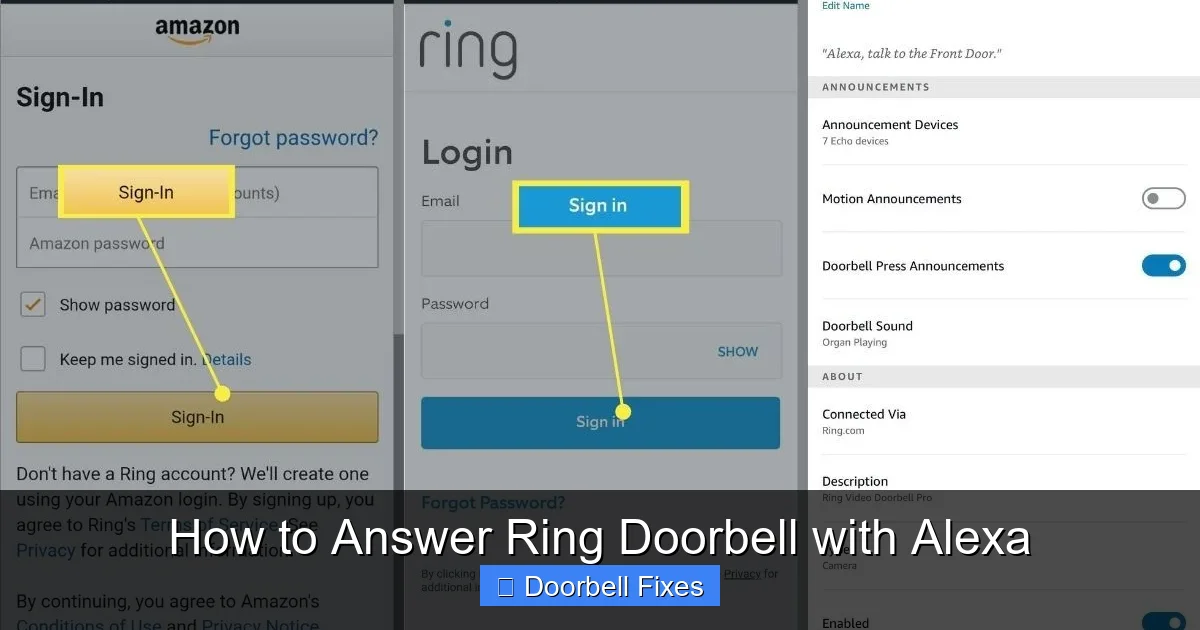 How to Answer Ring Doorbell with Alexa