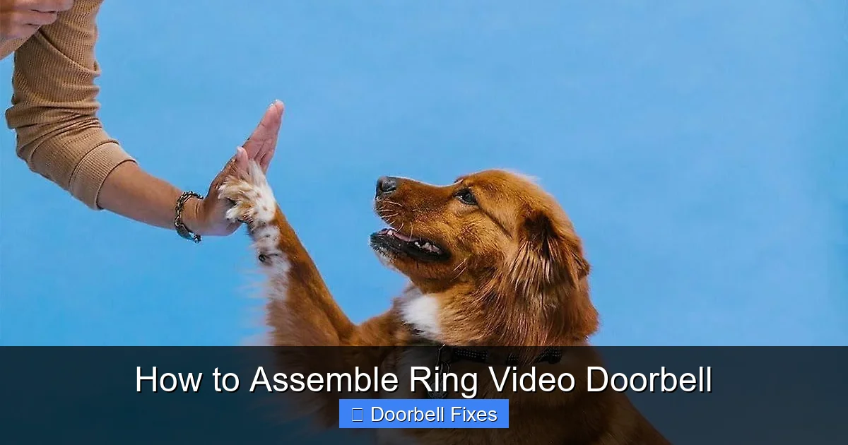 How to Assemble Ring Video Doorbell