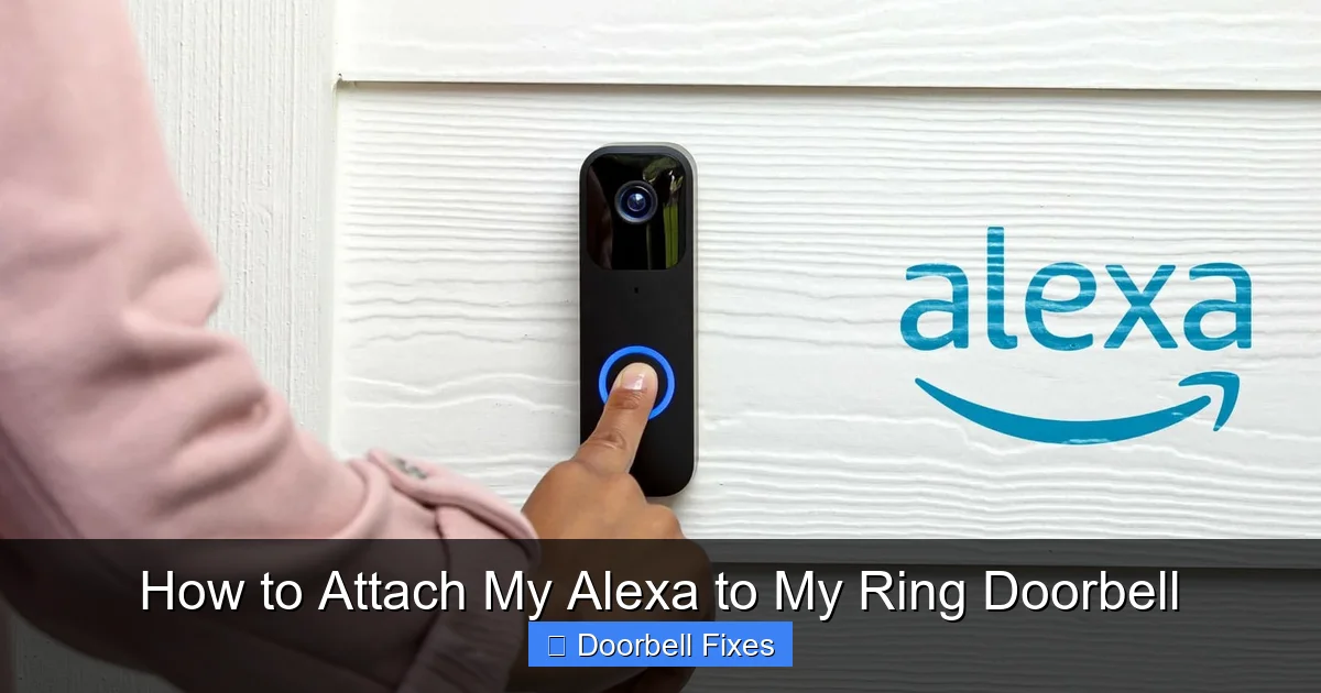 How to Attach My Alexa to My Ring Doorbell
