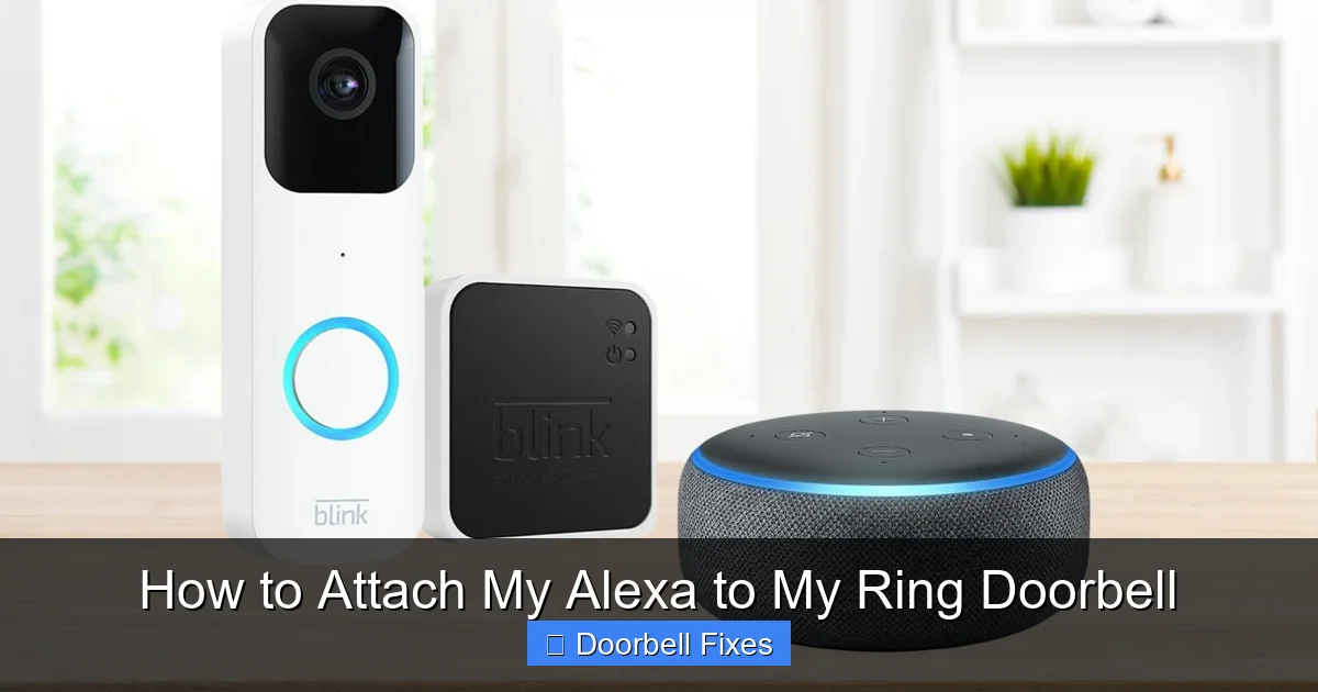 How to Attach My Alexa to My Ring Doorbell