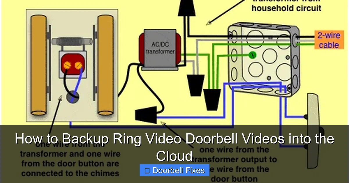 How to Backup Ring Video Doorbell Videos into the Cloud