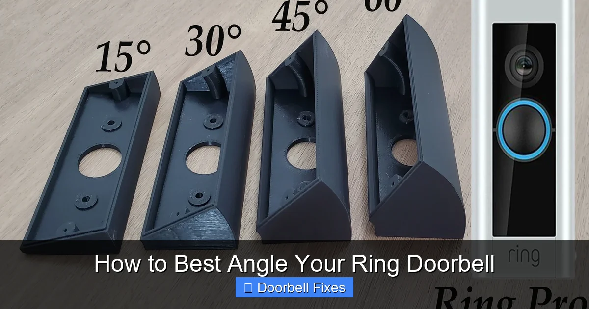 How to Best Angle Your Ring Doorbell