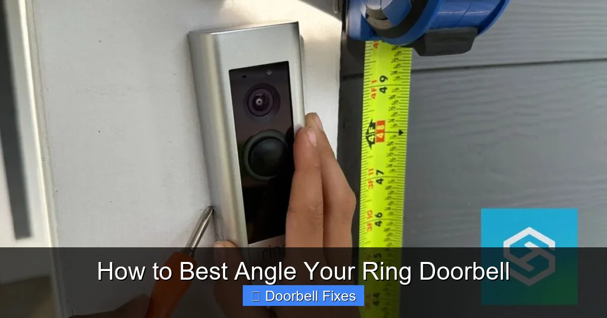 How to Best Angle Your Ring Doorbell
