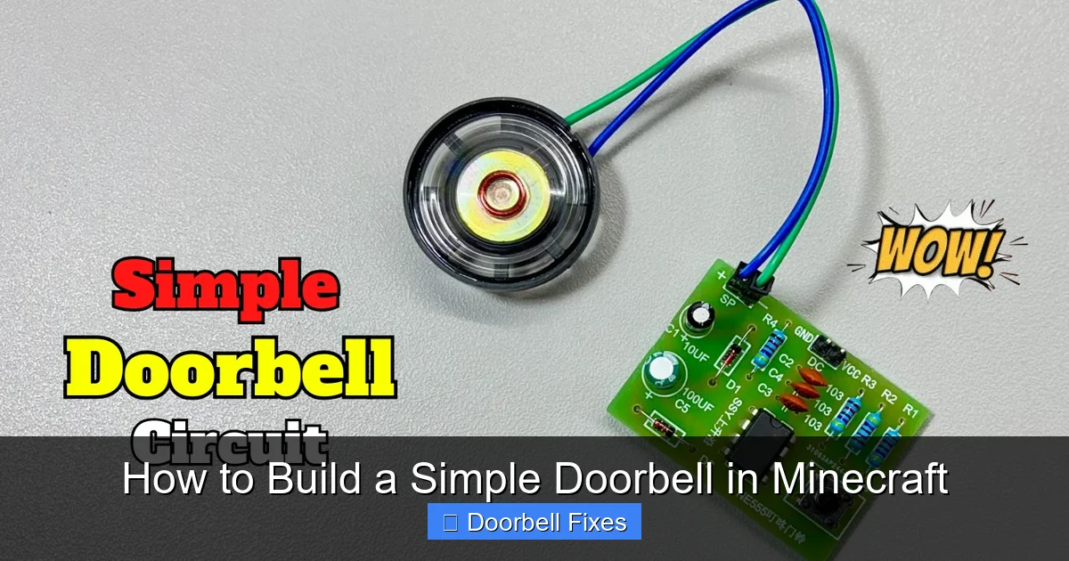How to Build a Simple Doorbell in Minecraft