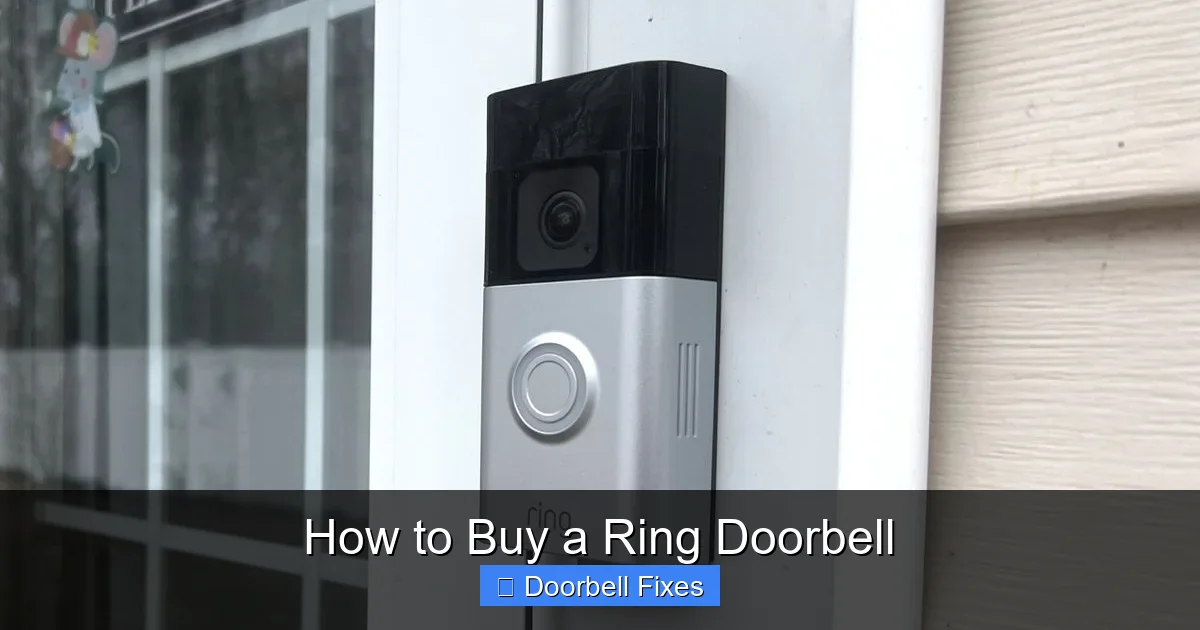 How to Buy a Ring Doorbell