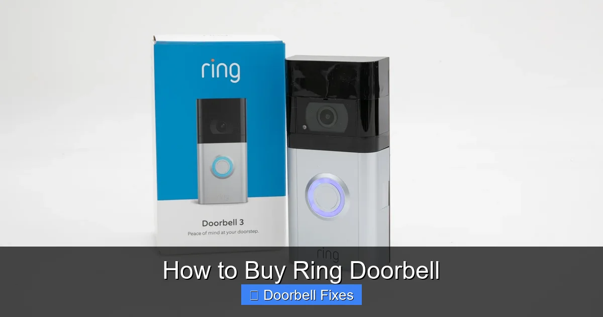 How to Buy Ring Doorbell