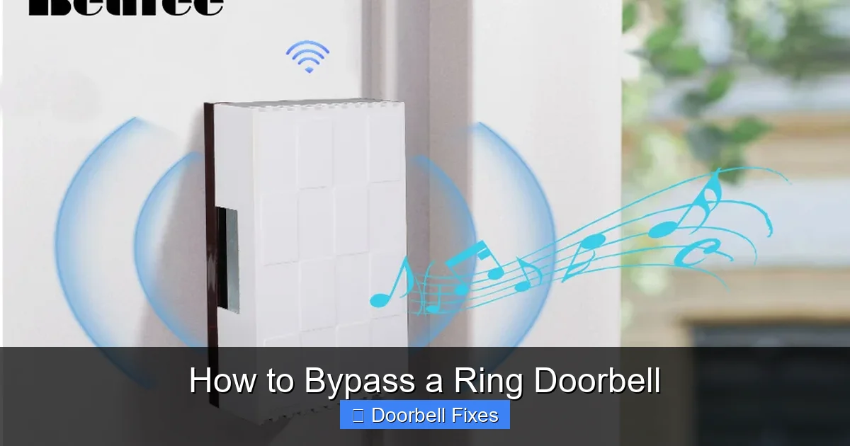 How to Bypass a Ring Doorbell