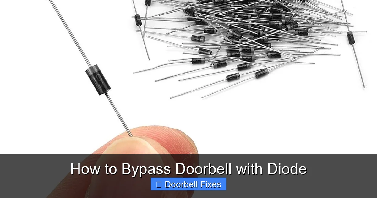 How to Bypass Doorbell with Diode