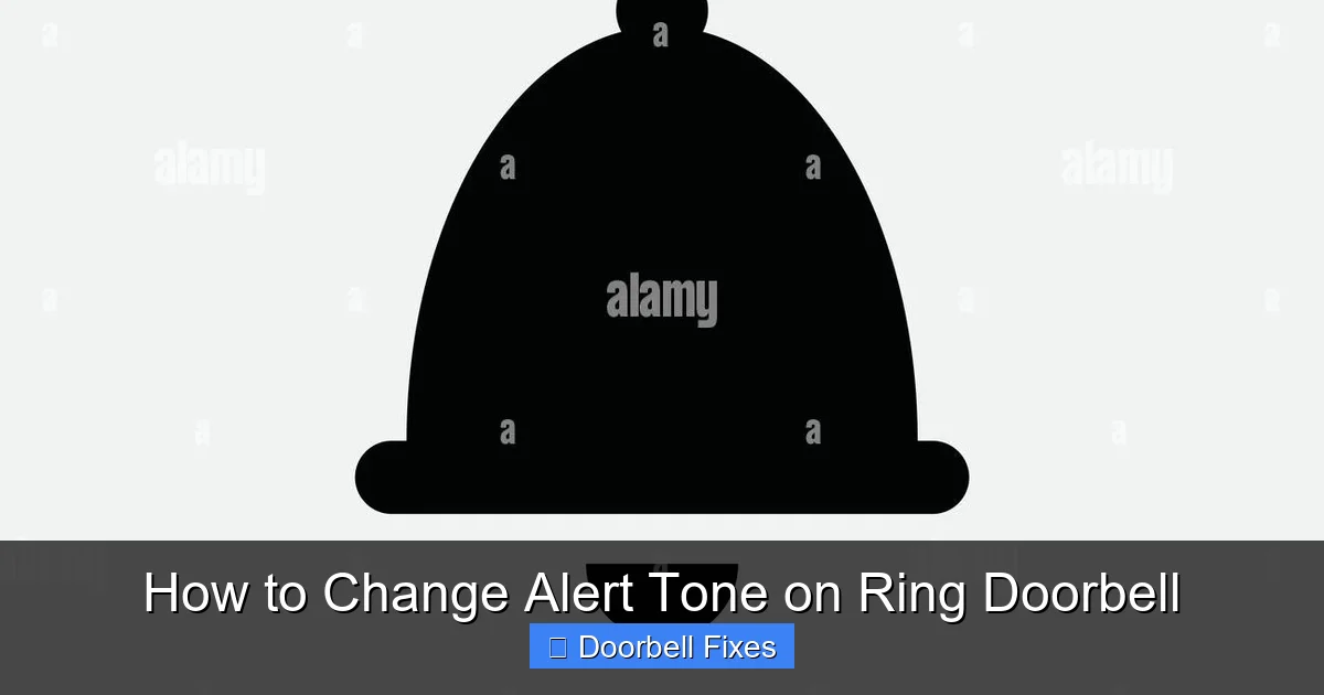 How to Change Alert Tone on Ring Doorbell