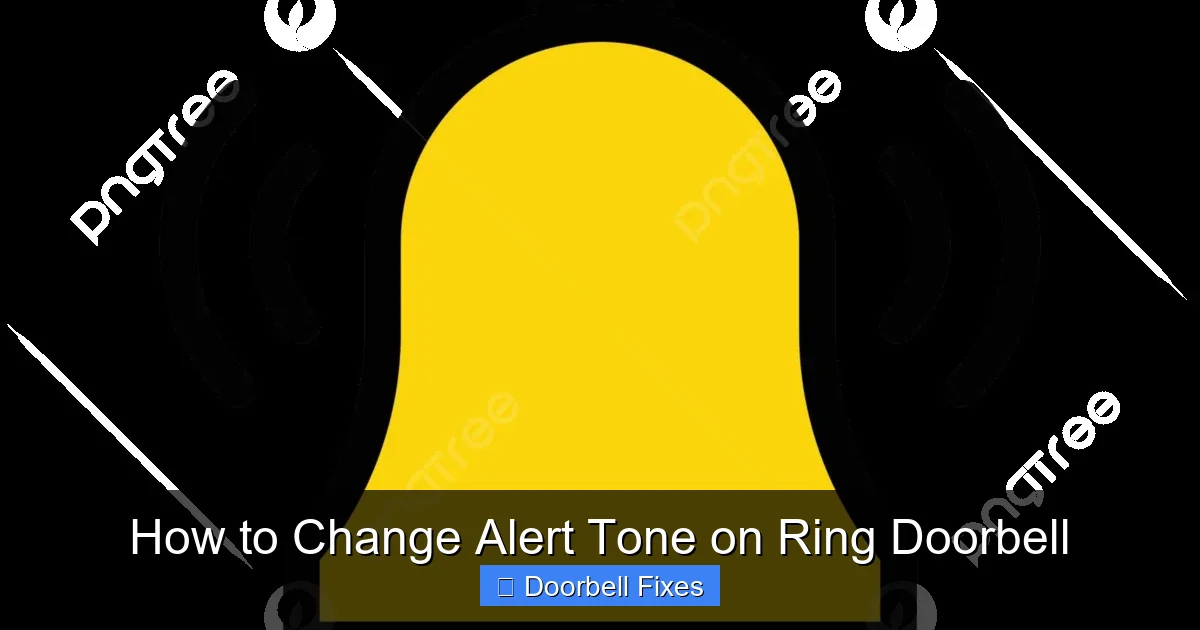 How to Change Alert Tone on Ring Doorbell
