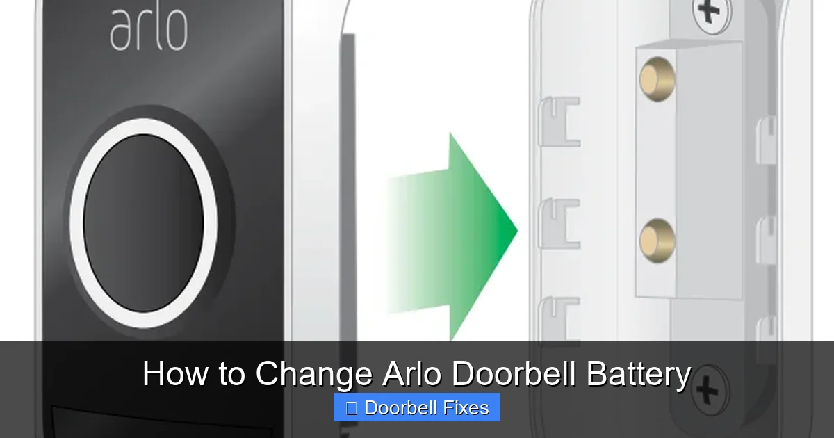 How to Change Arlo Doorbell Battery