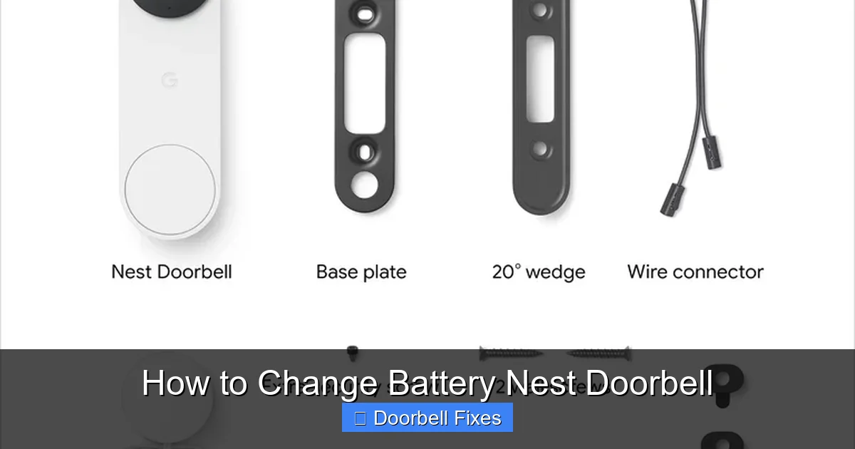 How to Change Battery Nest Doorbell