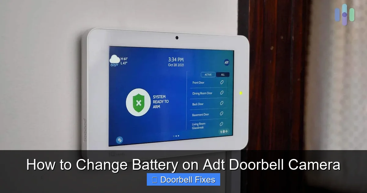 How to Change Battery on Adt Doorbell Camera