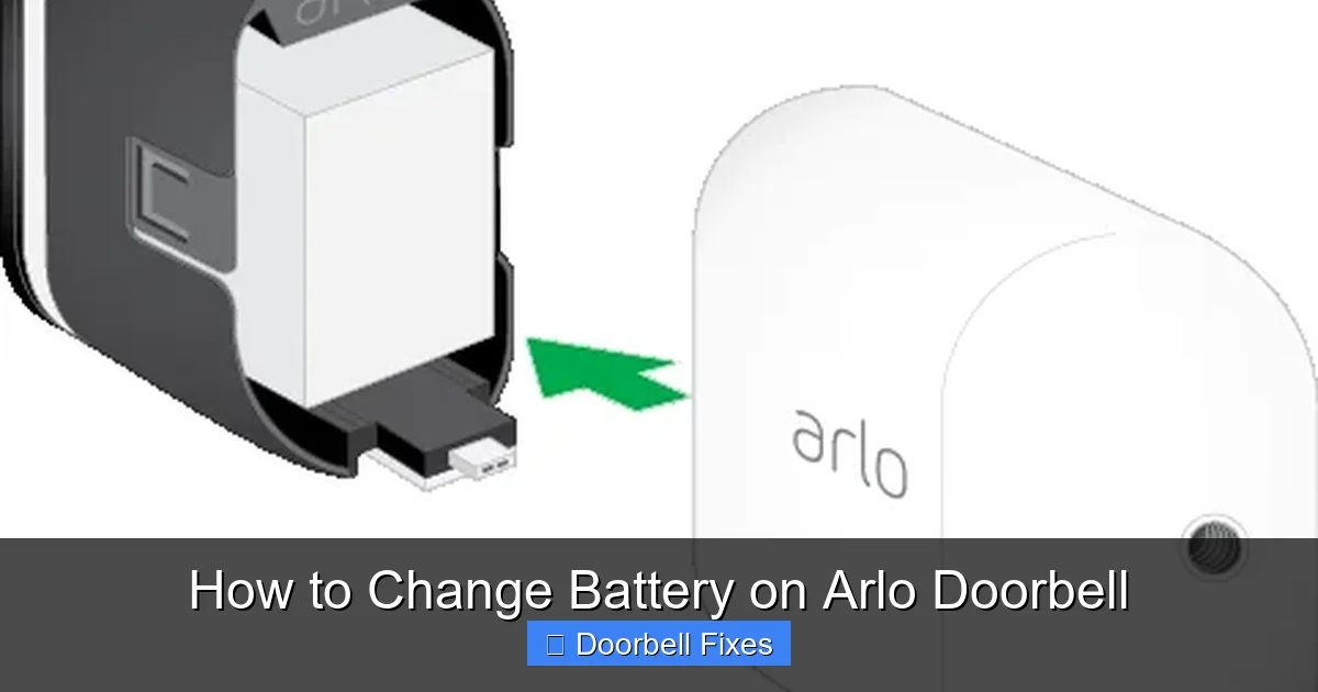How to Change Battery on Arlo Doorbell
