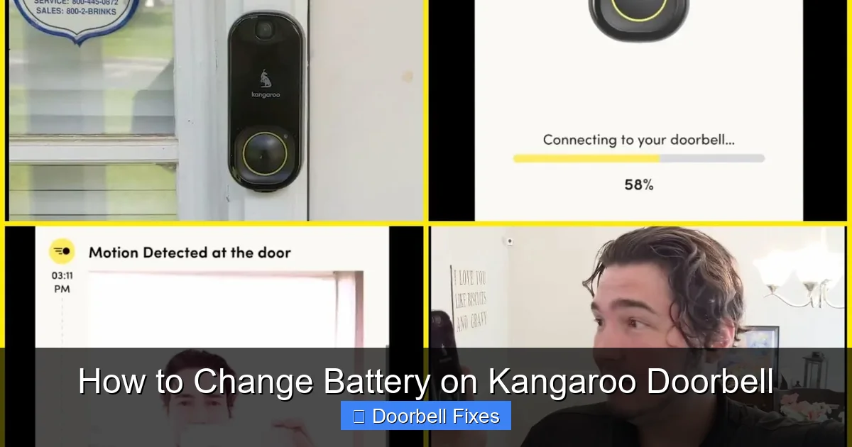 How to Change Battery on Kangaroo Doorbell