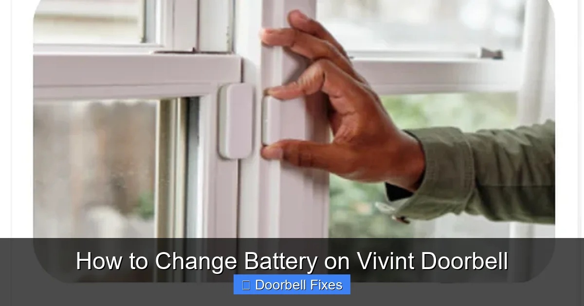 How to Change Battery on Vivint Doorbell
