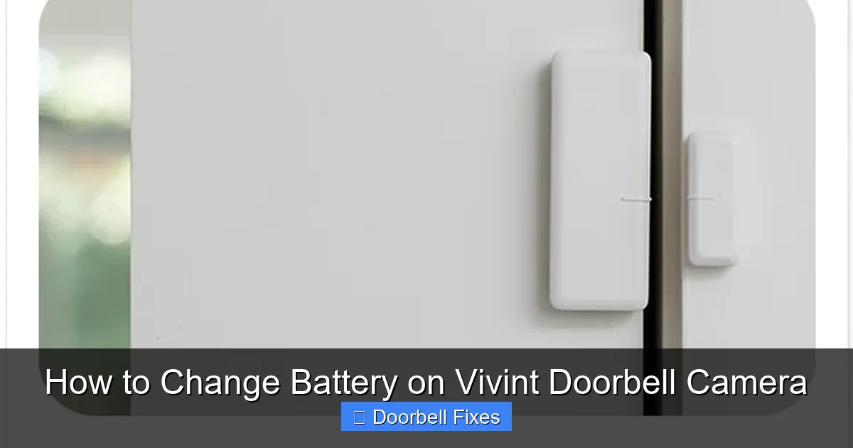How to Change Battery on Vivint Doorbell Camera