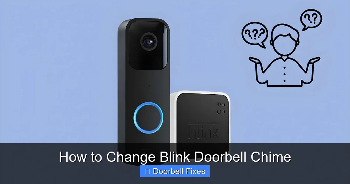 How to Change Blink Doorbell Chime