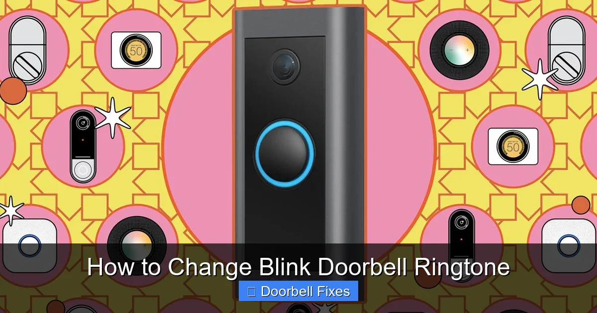 How to Change Blink Doorbell Ringtone