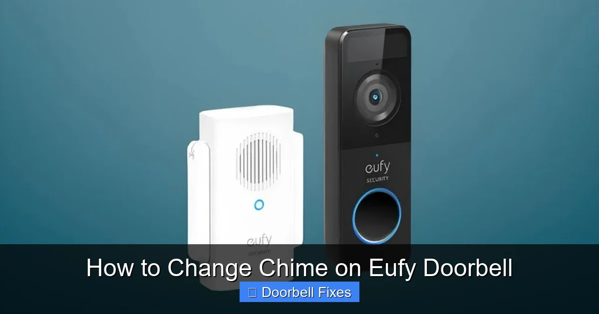 How to Change Chime on Eufy Doorbell