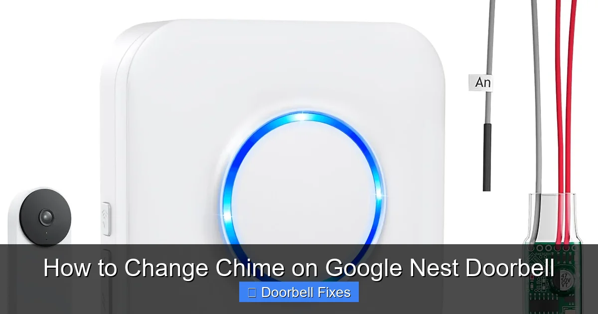 How to Change Chime on Google Nest Doorbell