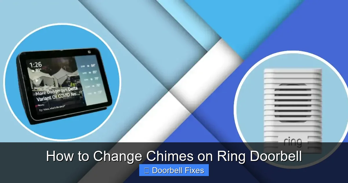 How to Change Chimes on Ring Doorbell