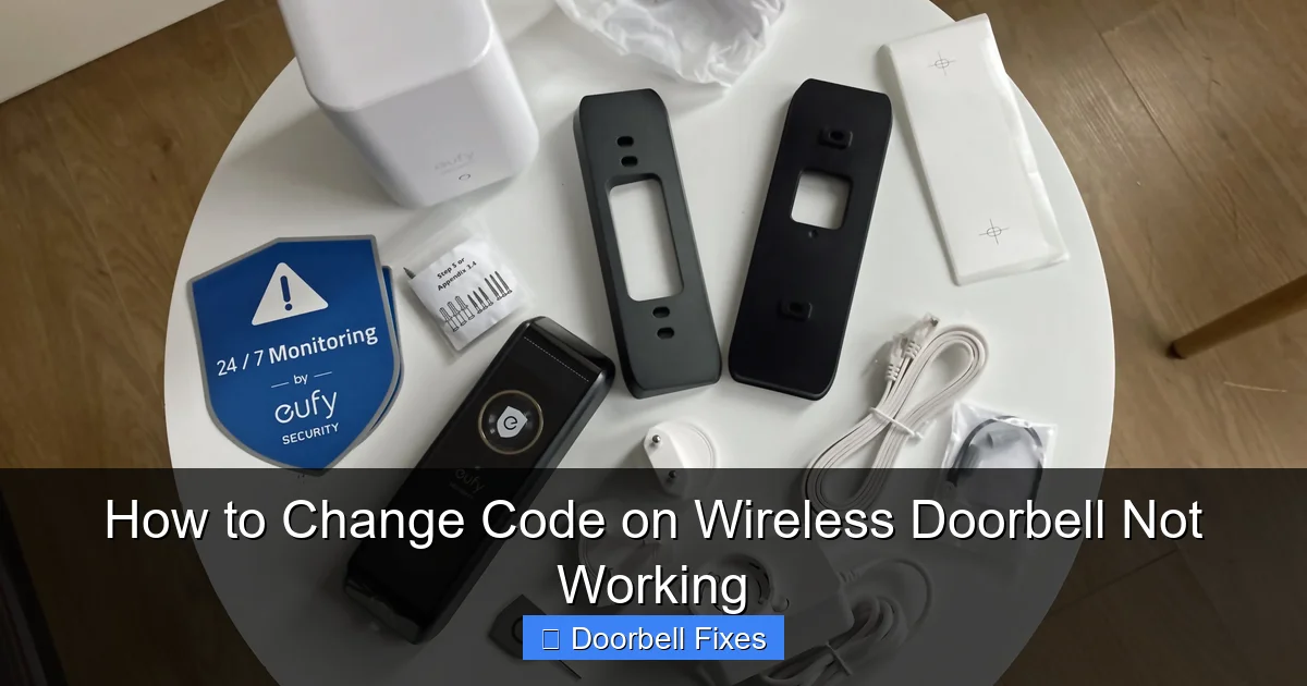 How to Change Code on Wireless Doorbell Not Working