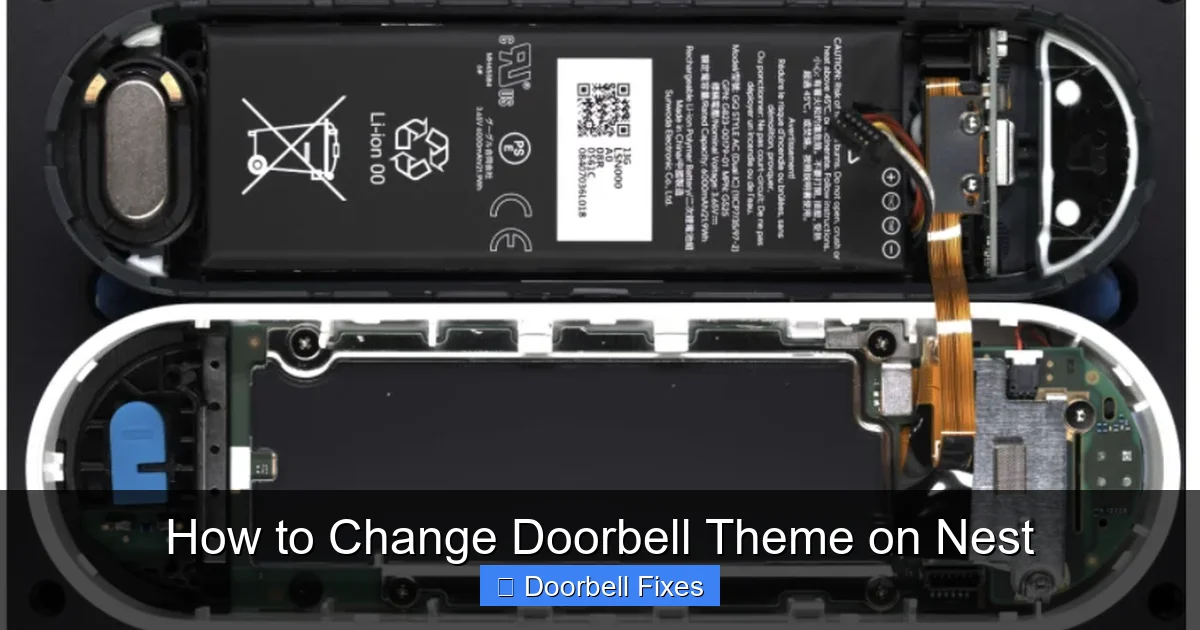How to Change Doorbell Theme on Nest