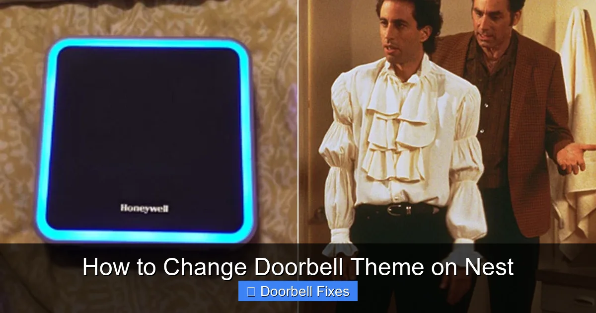 How to Change Doorbell Theme on Nest