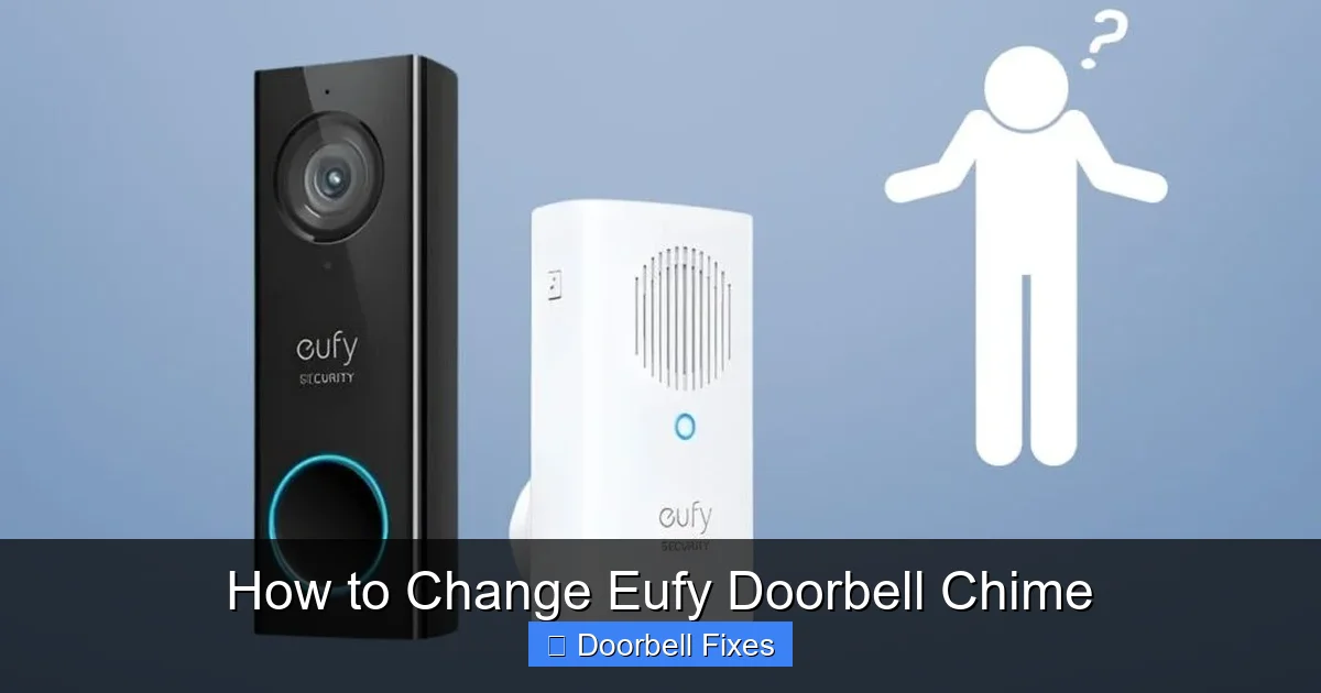 How to Change Eufy Doorbell Chime