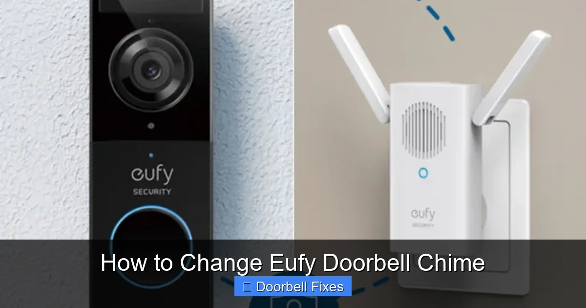 How to Change Eufy Doorbell Chime