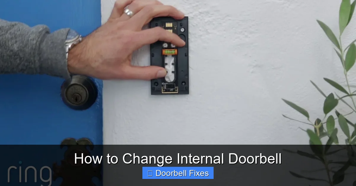 How to Change Internal Doorbell